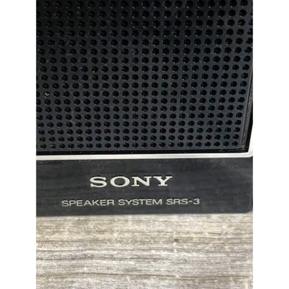 Vintage Sony SRS-3 Speaker System Japan-Made Dual Speakers - Picture 3 of 7